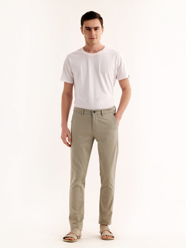 Grey Stretch Slim Fit Trouser