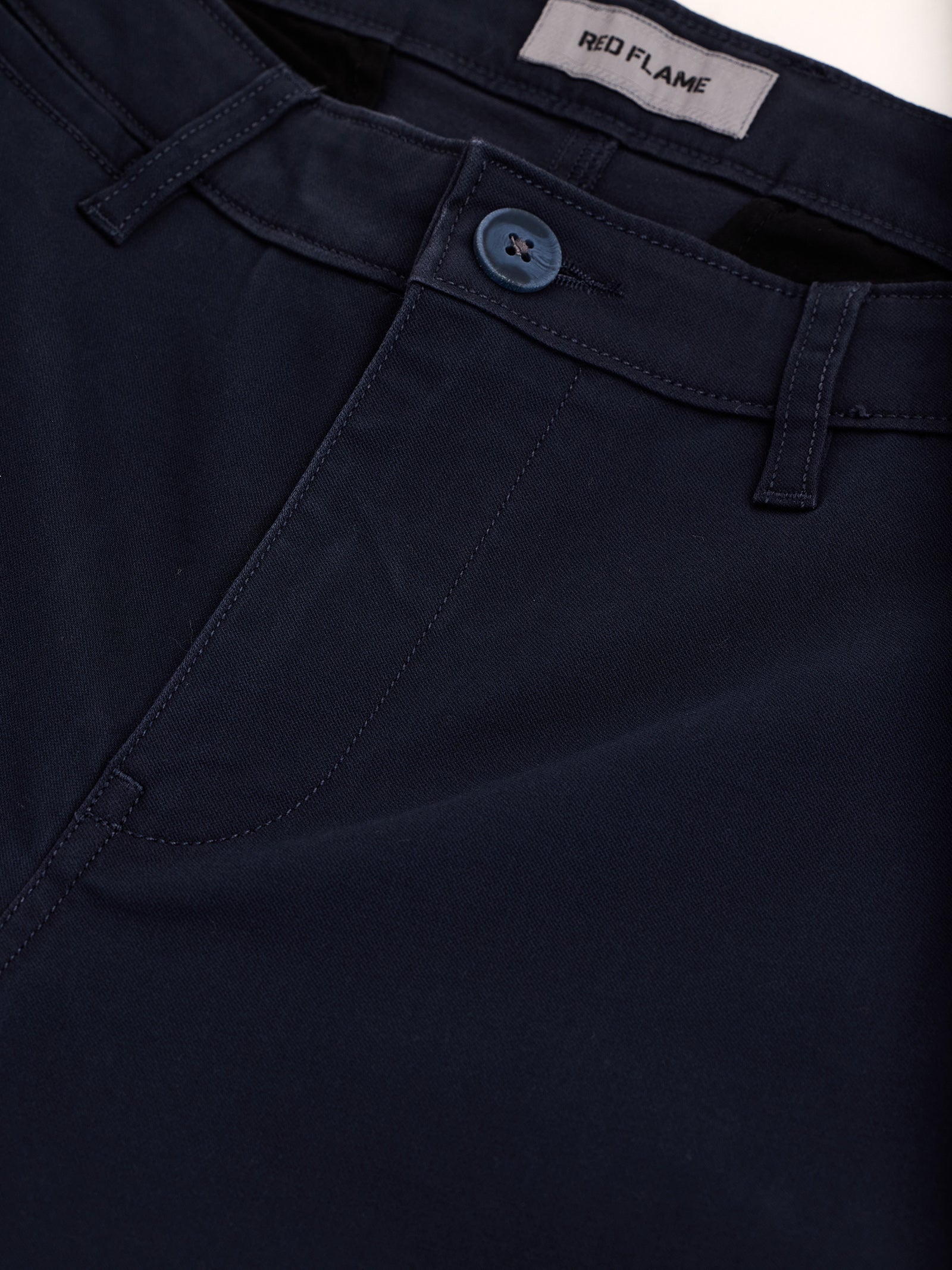 Navy Stretch Relax Fit Trouser