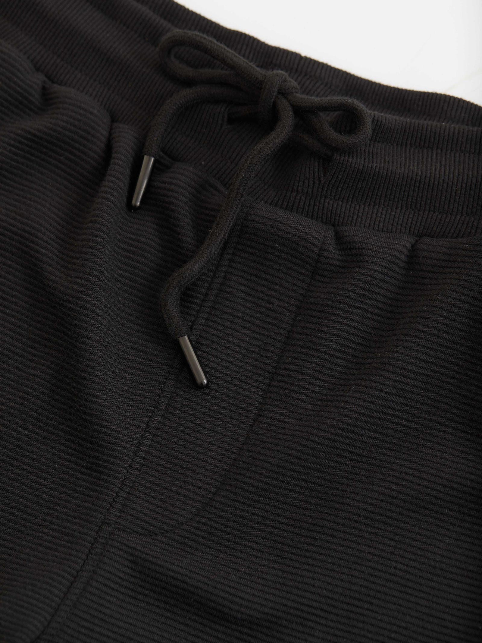 Black Jacquard Joggers