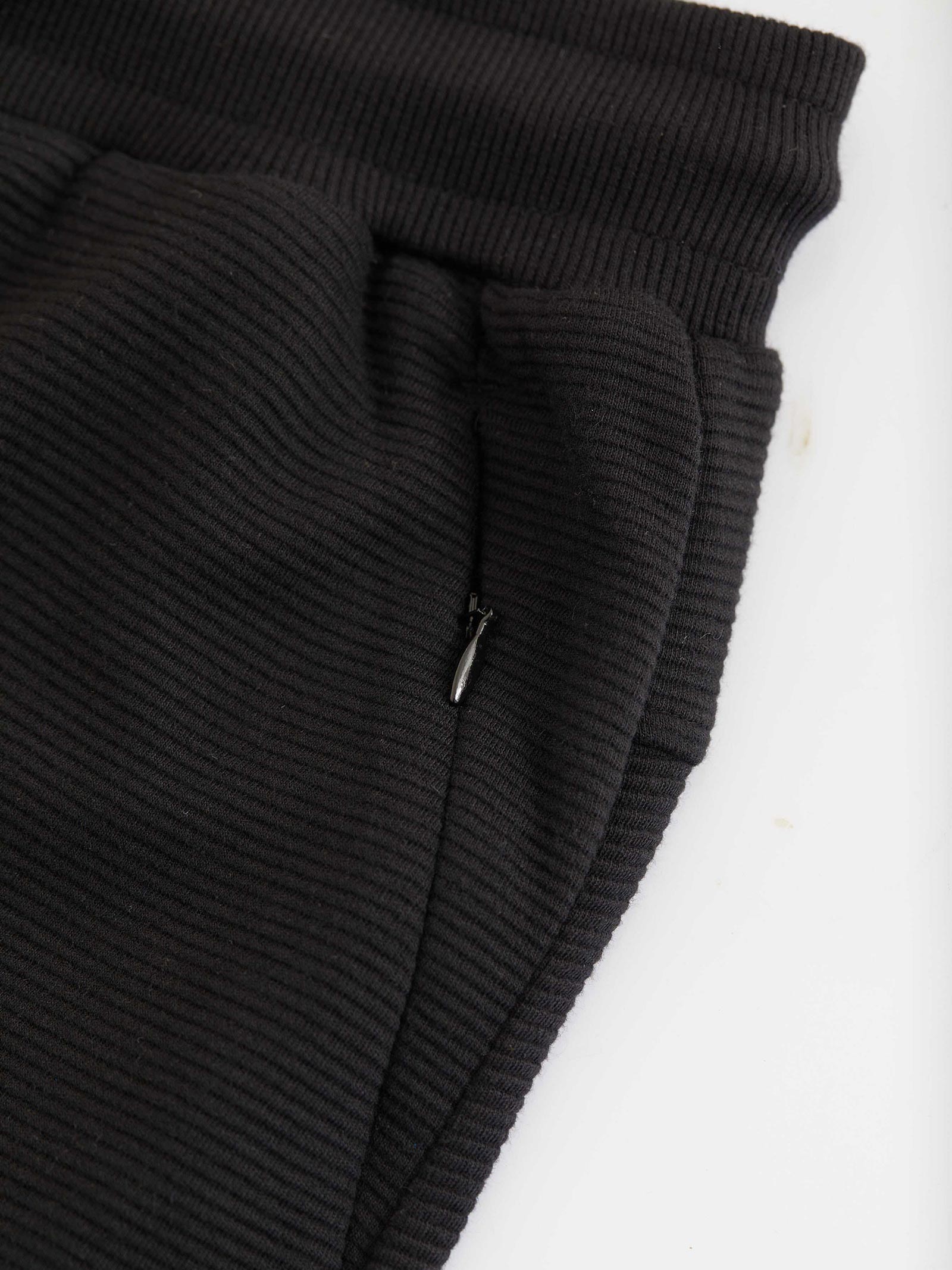 Black Jacquard Joggers