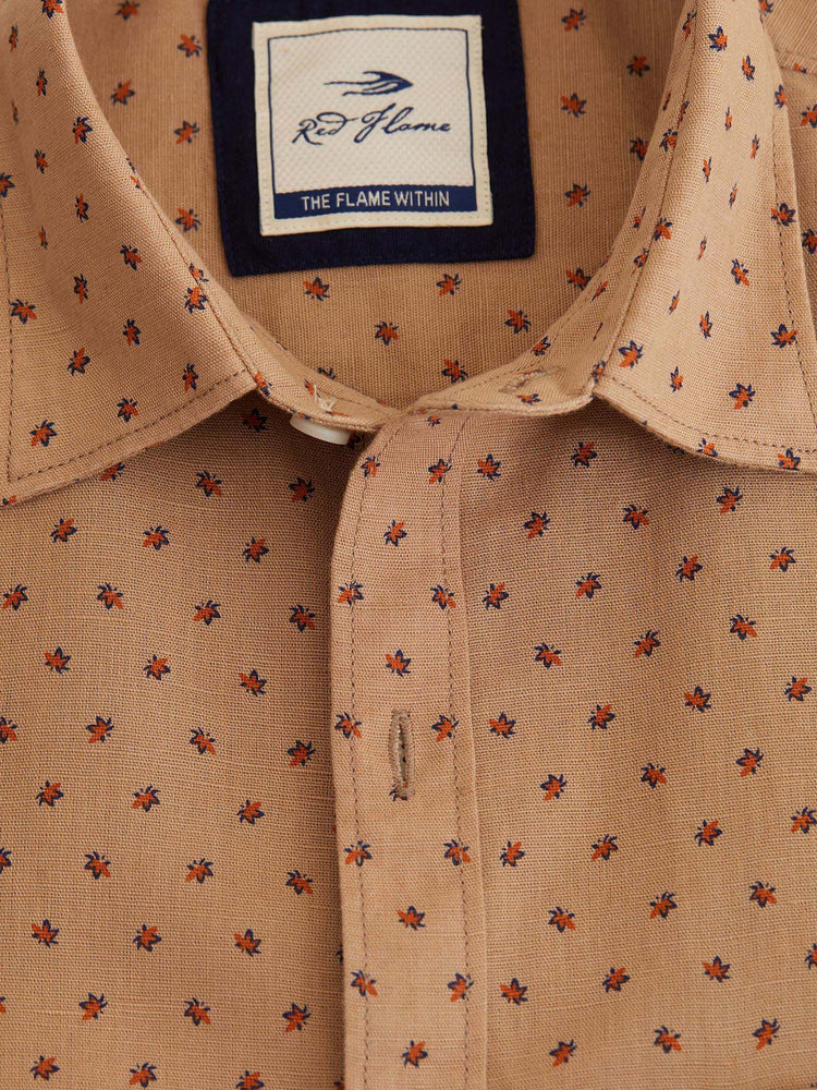 Khakhi Printed Shirt