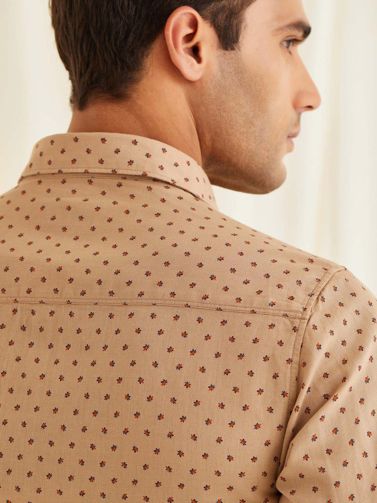 Khakhi Printed Shirt