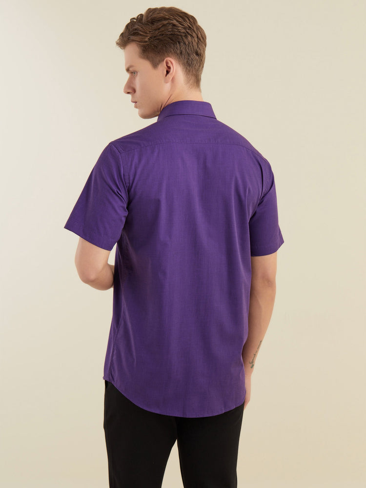 Purple Solid Shirt