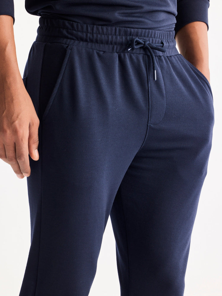 Navy Solid Stretch Co-Ords