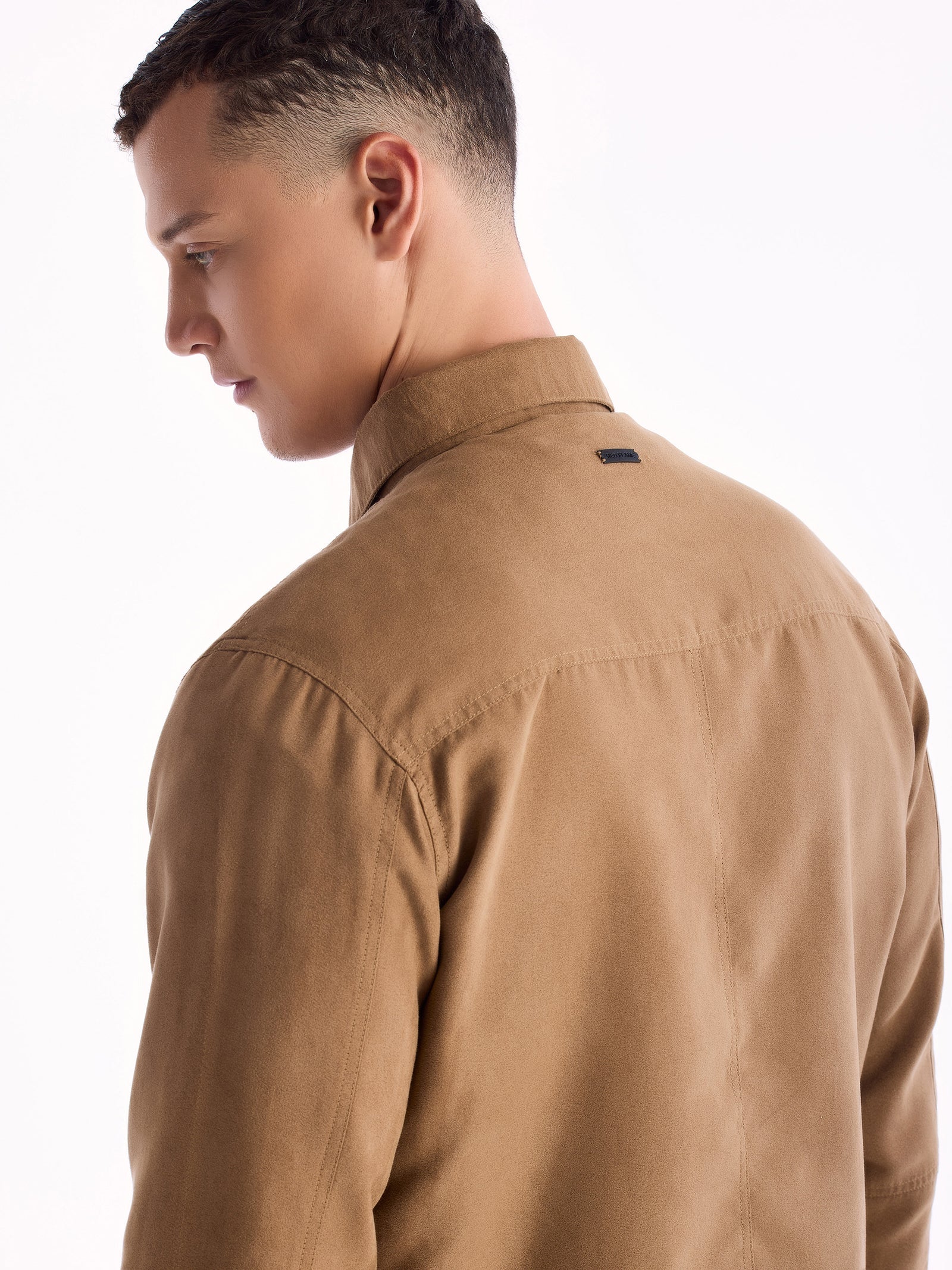 Khaki Suede Jacket