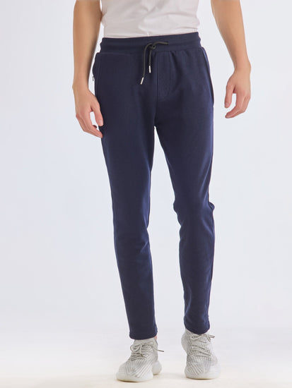 Navy Regular Fit Track Pant