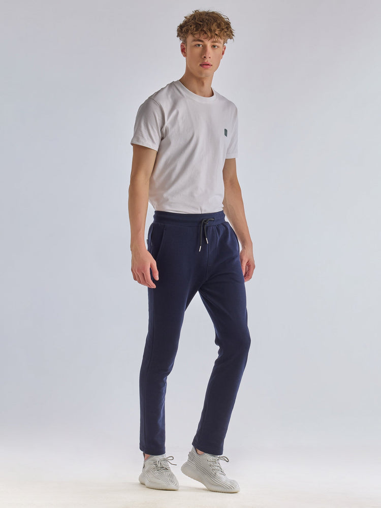 Navy Regular Fit Track Pant