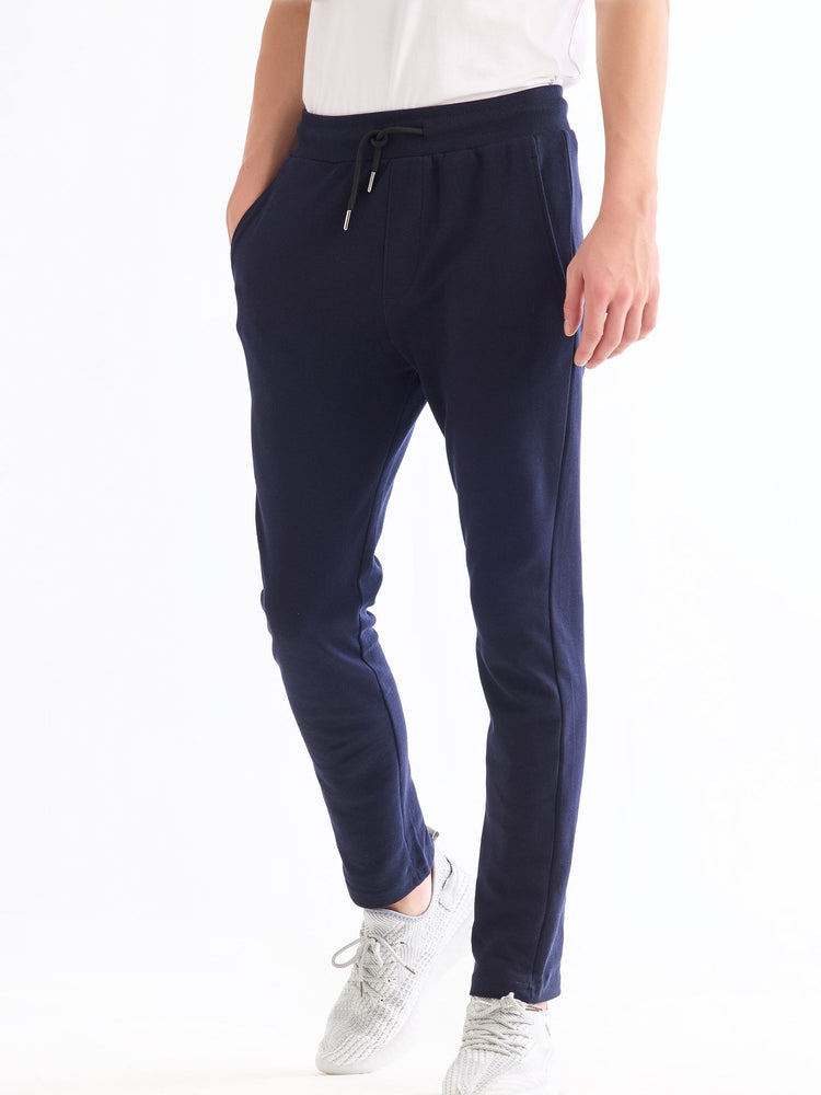 Navy Regular Fit Track Pant