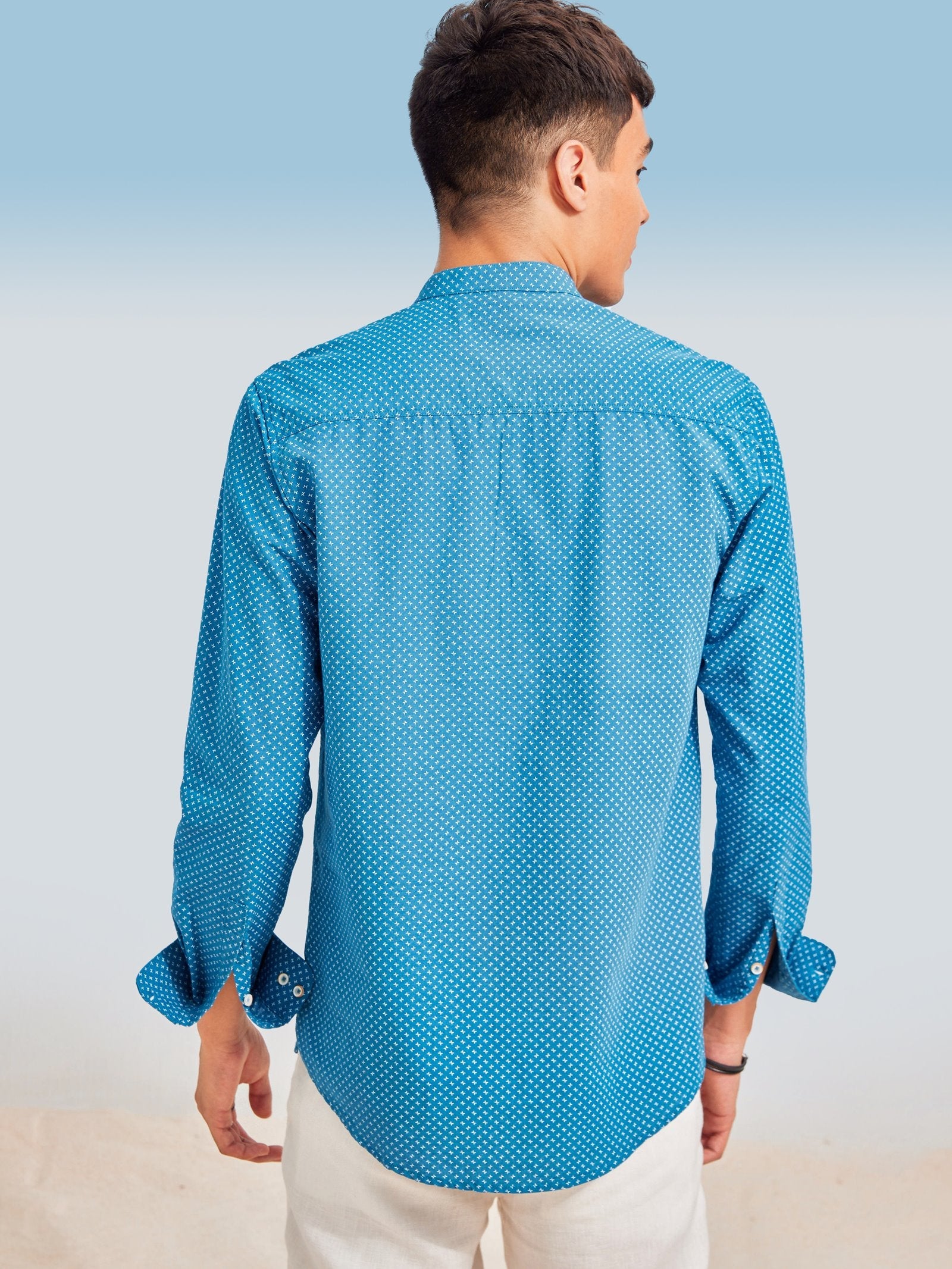 Blue Printed Kurta