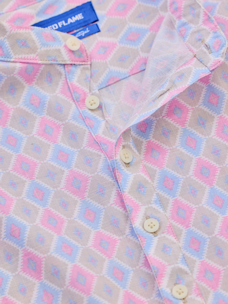 Pink Printed Kurta