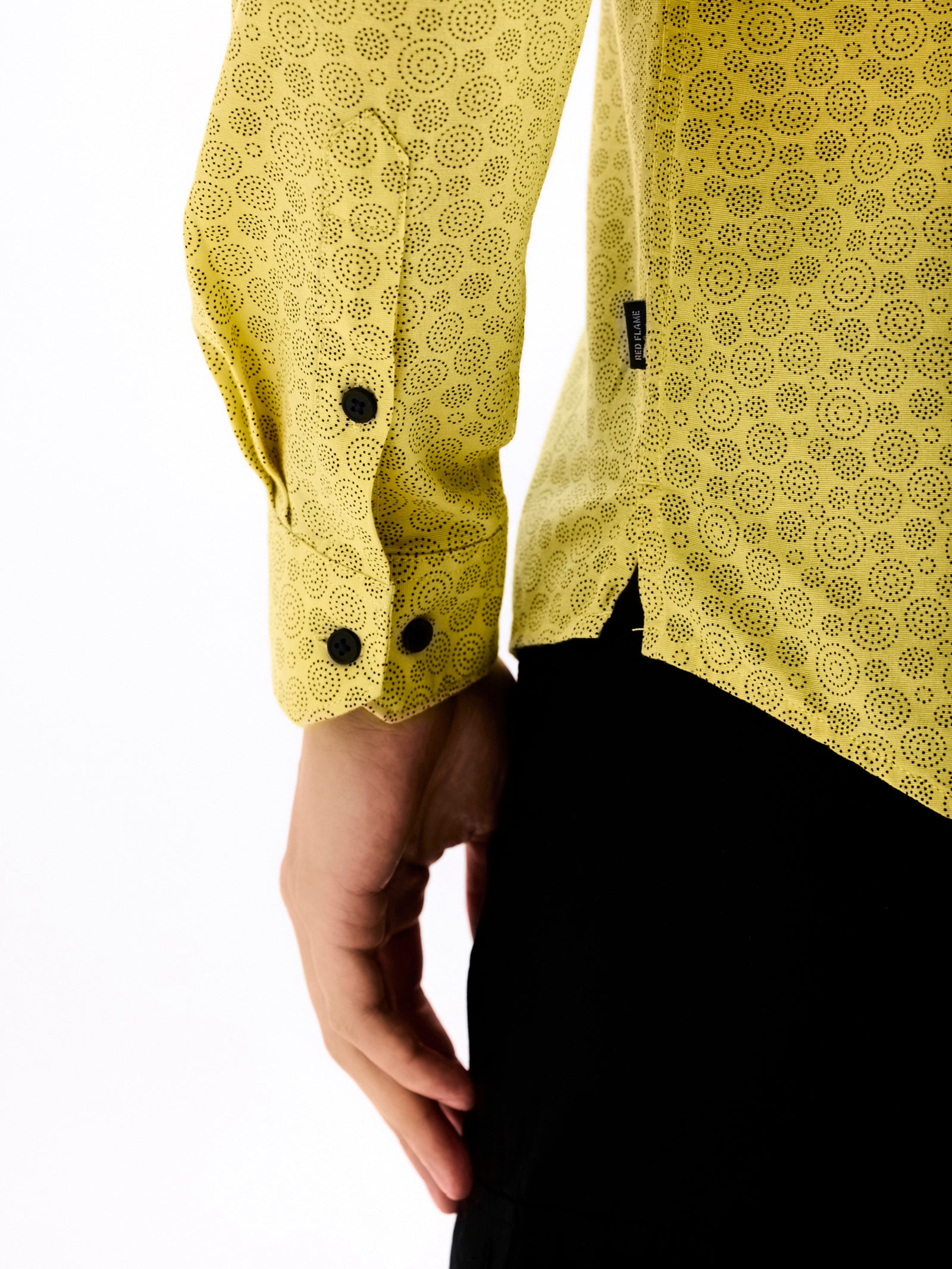 Yellow Printed Kurta