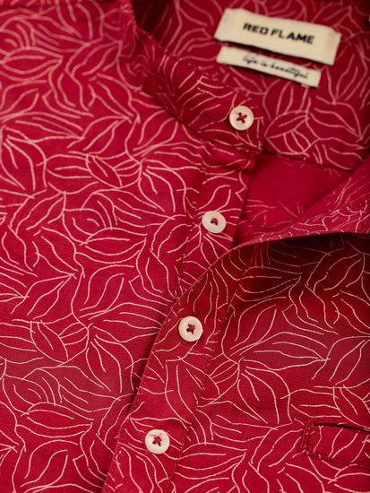 Pink Printed Kurta