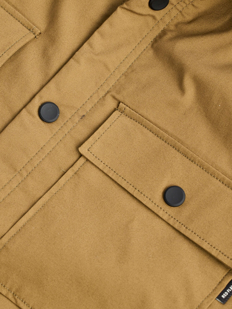 Khaki Solid Shacket