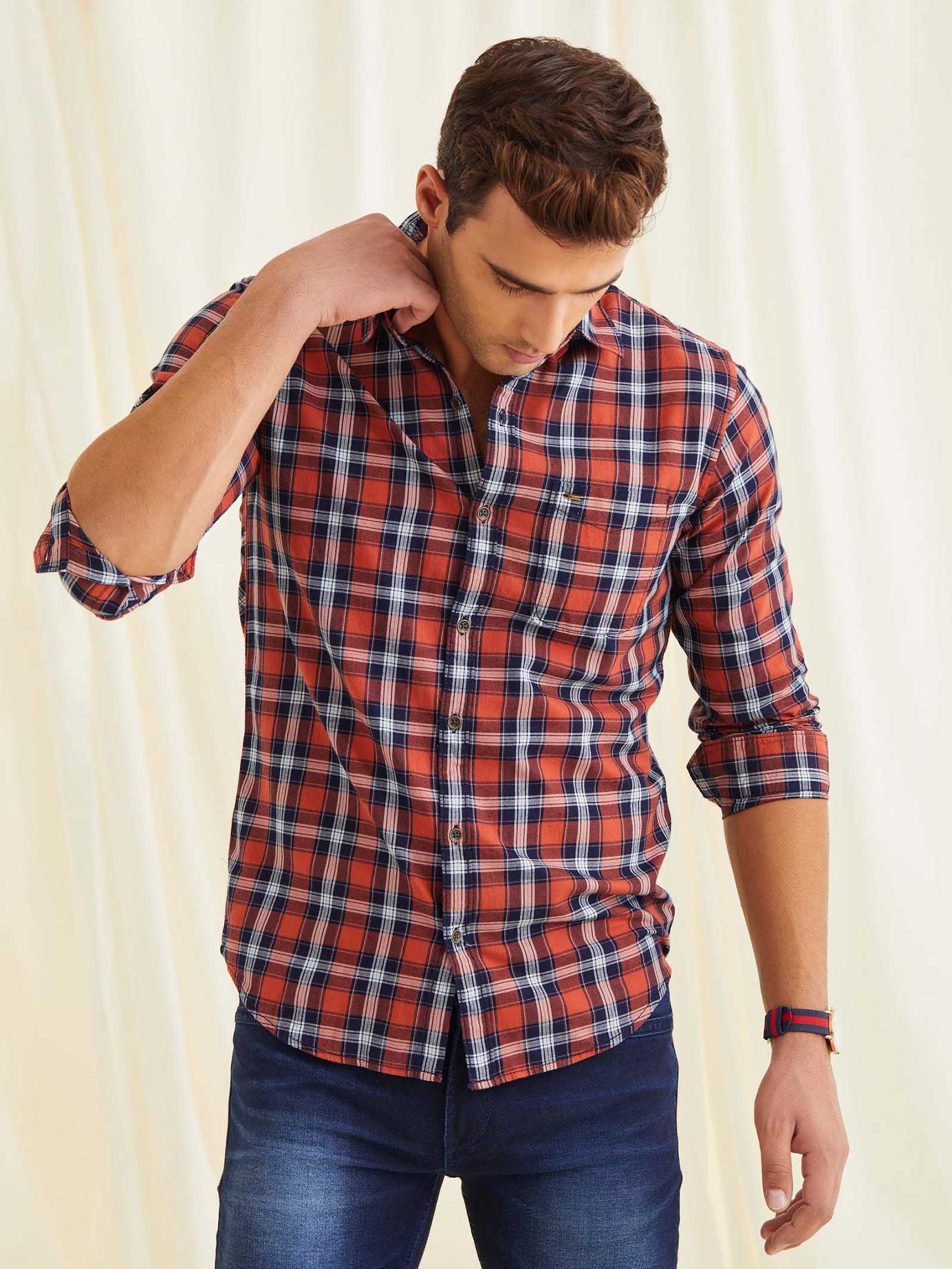 Red Checked Shirt