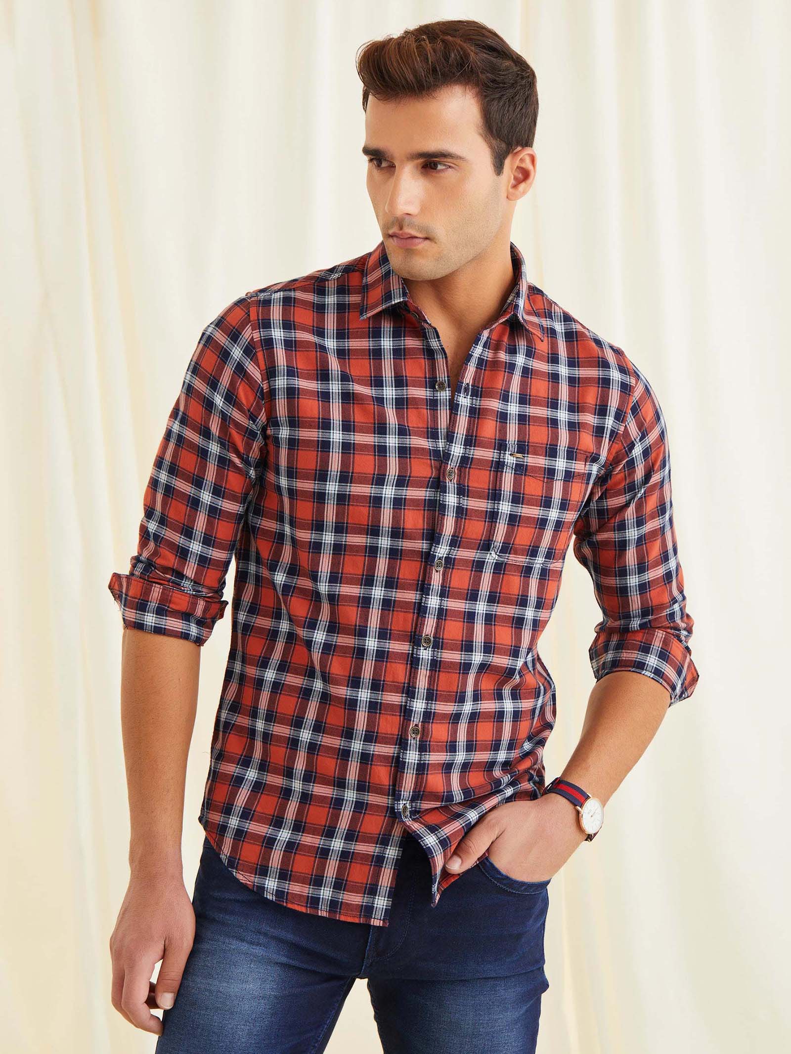 Red Checked Shirt