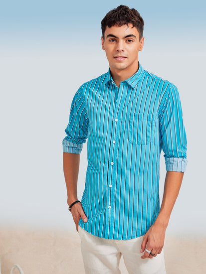 Blue Striped Shirt