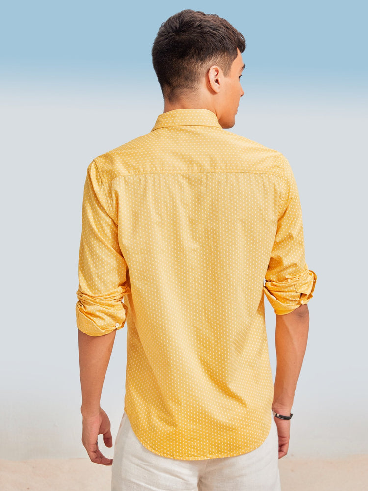 Yellow Printed Shirt