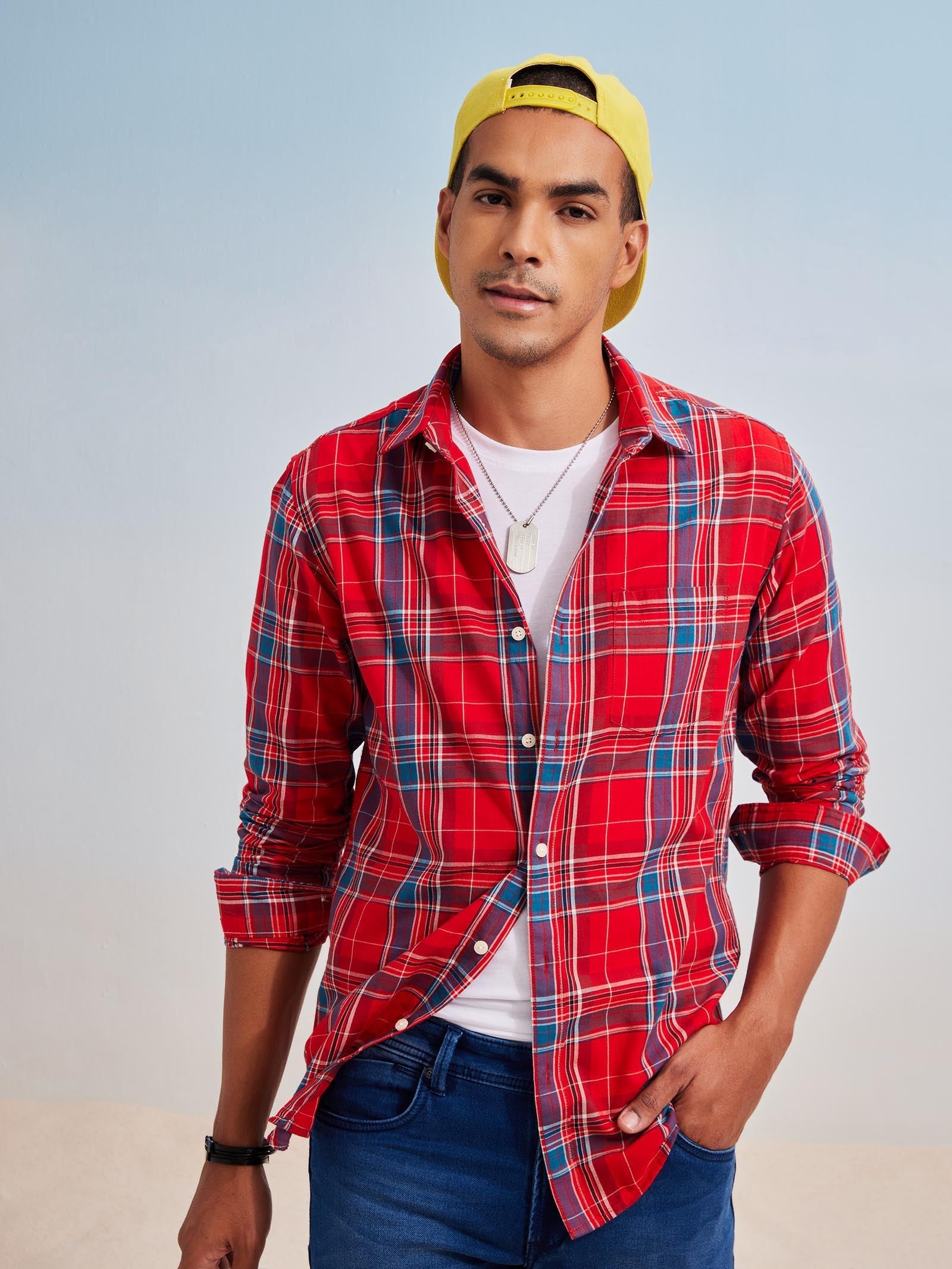 Red Checked Shirt