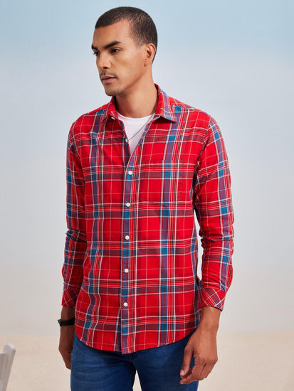 Red Checked Shirt