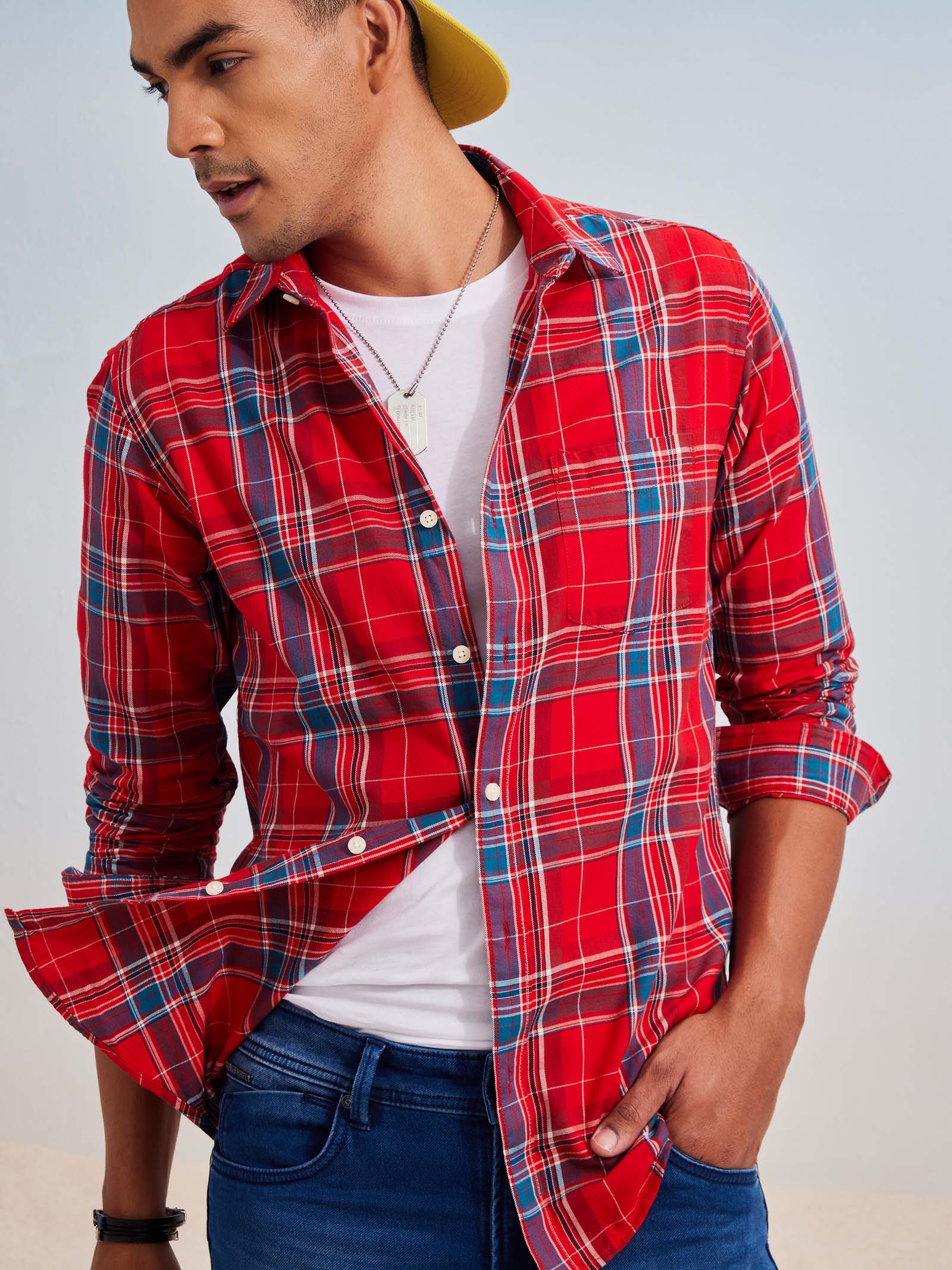 Red Checked Shirt