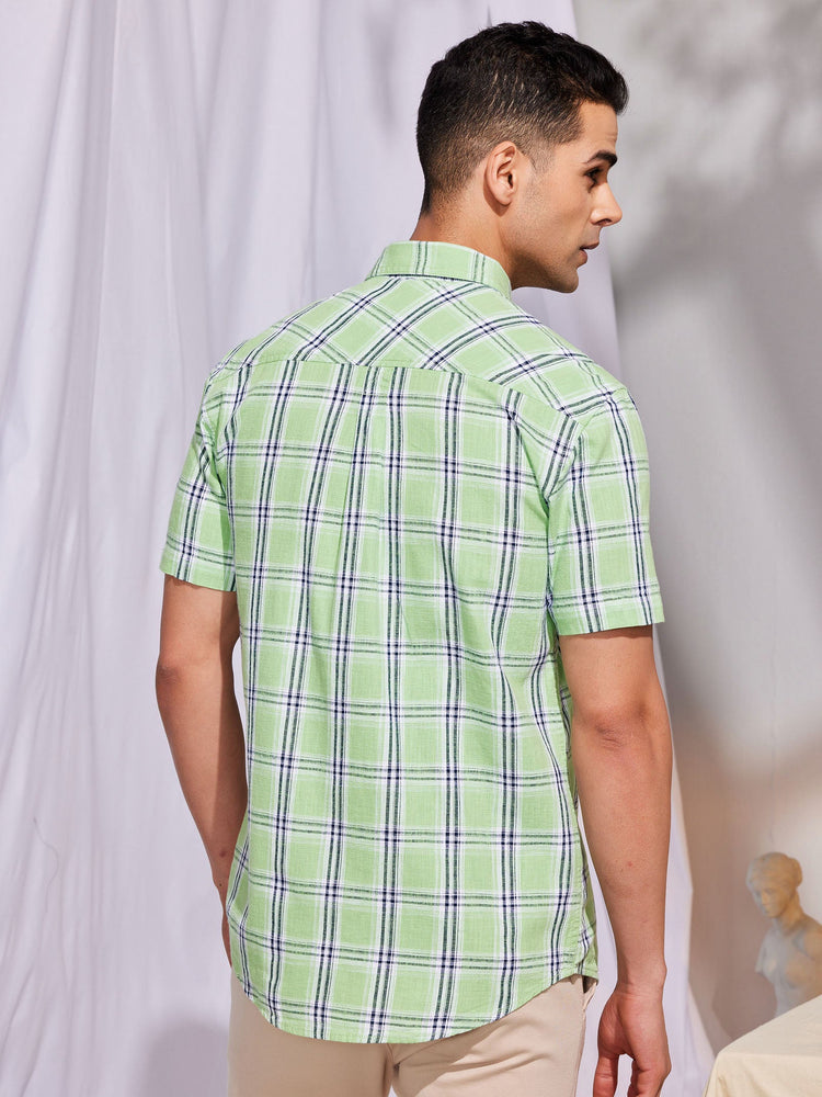 Green Checked Shirt