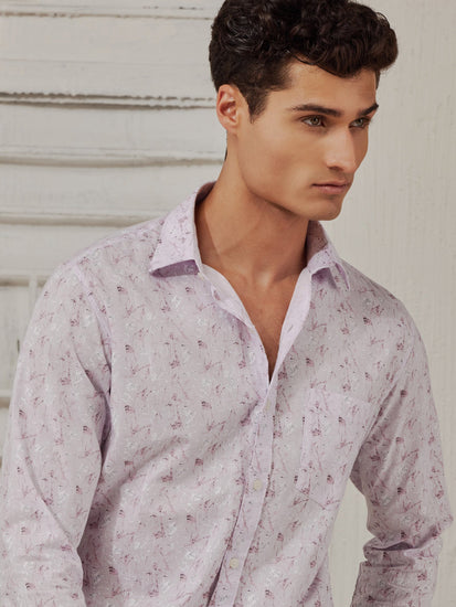 Pink Printed Shirt