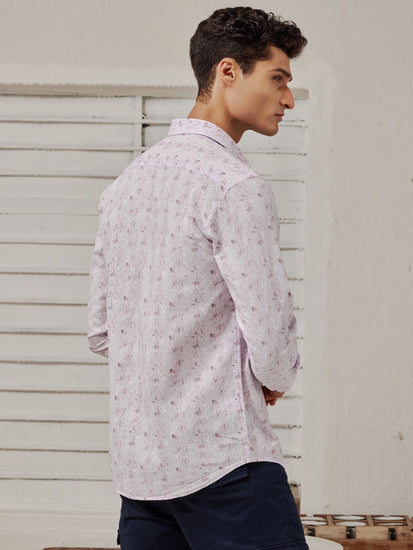 Pink Printed Shirt