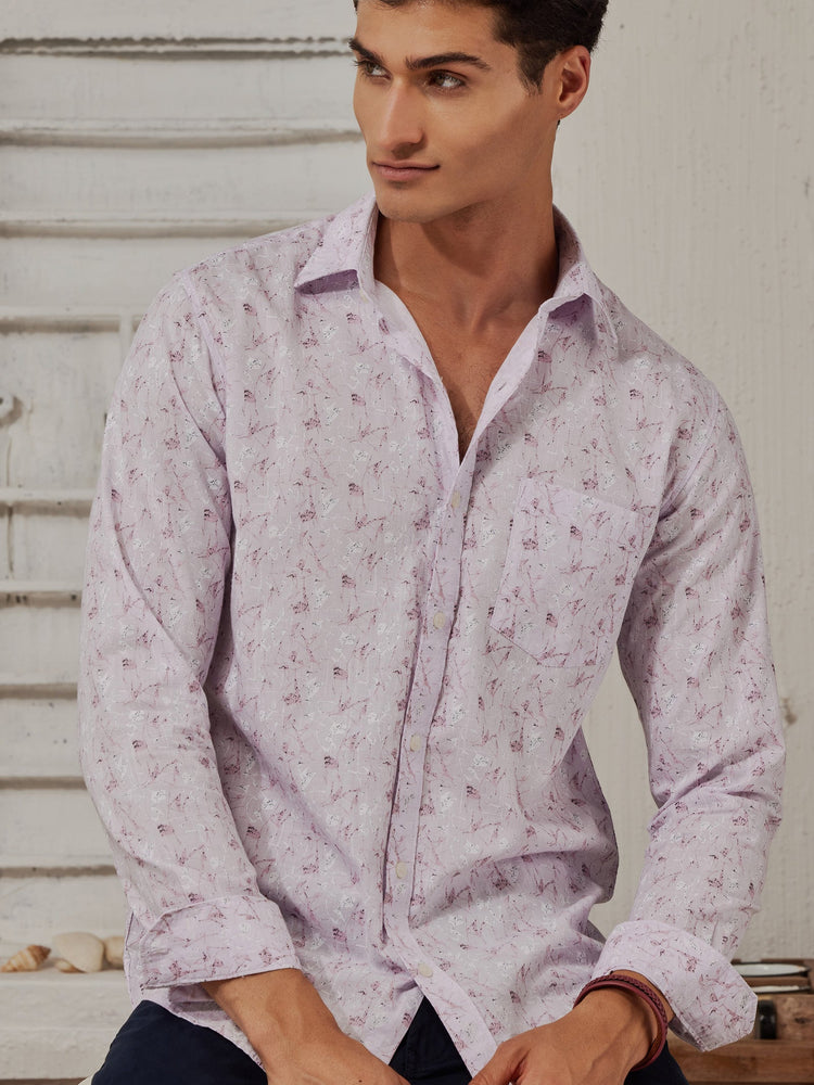 Pink Printed Shirt