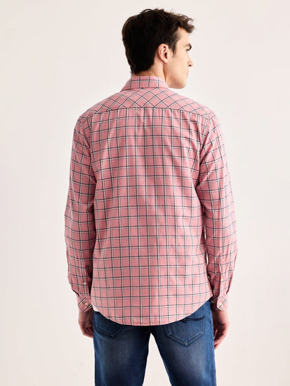 Pink Checked Shirt