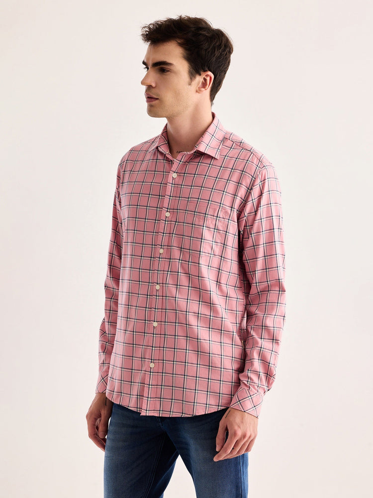 Pink Checked Shirt