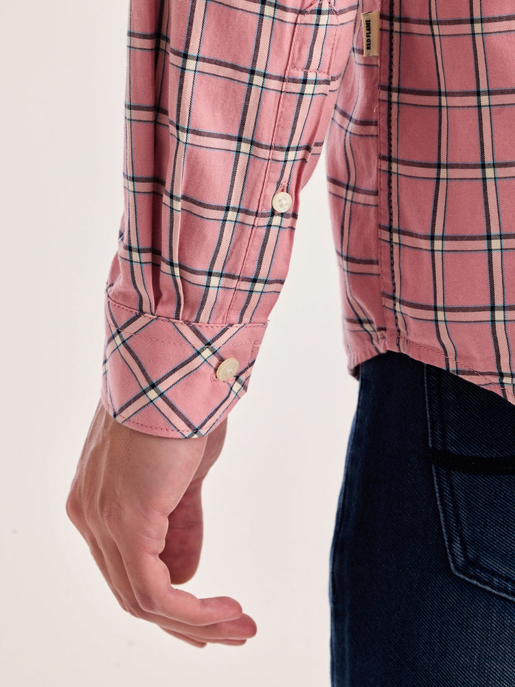 Pink Checked Shirt