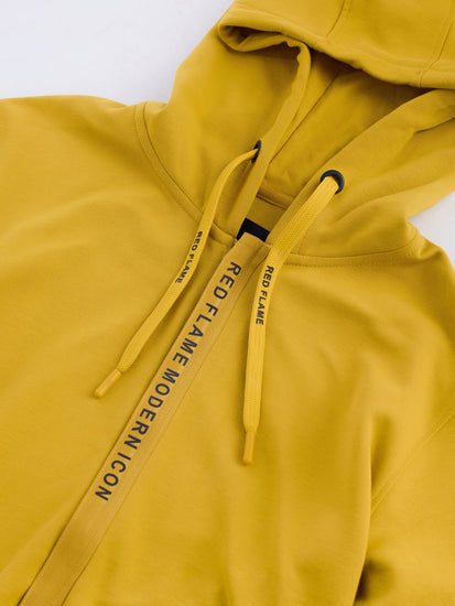 Yellow Solid Sweatshirt