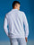 White Zipped Polo Sweatshirt