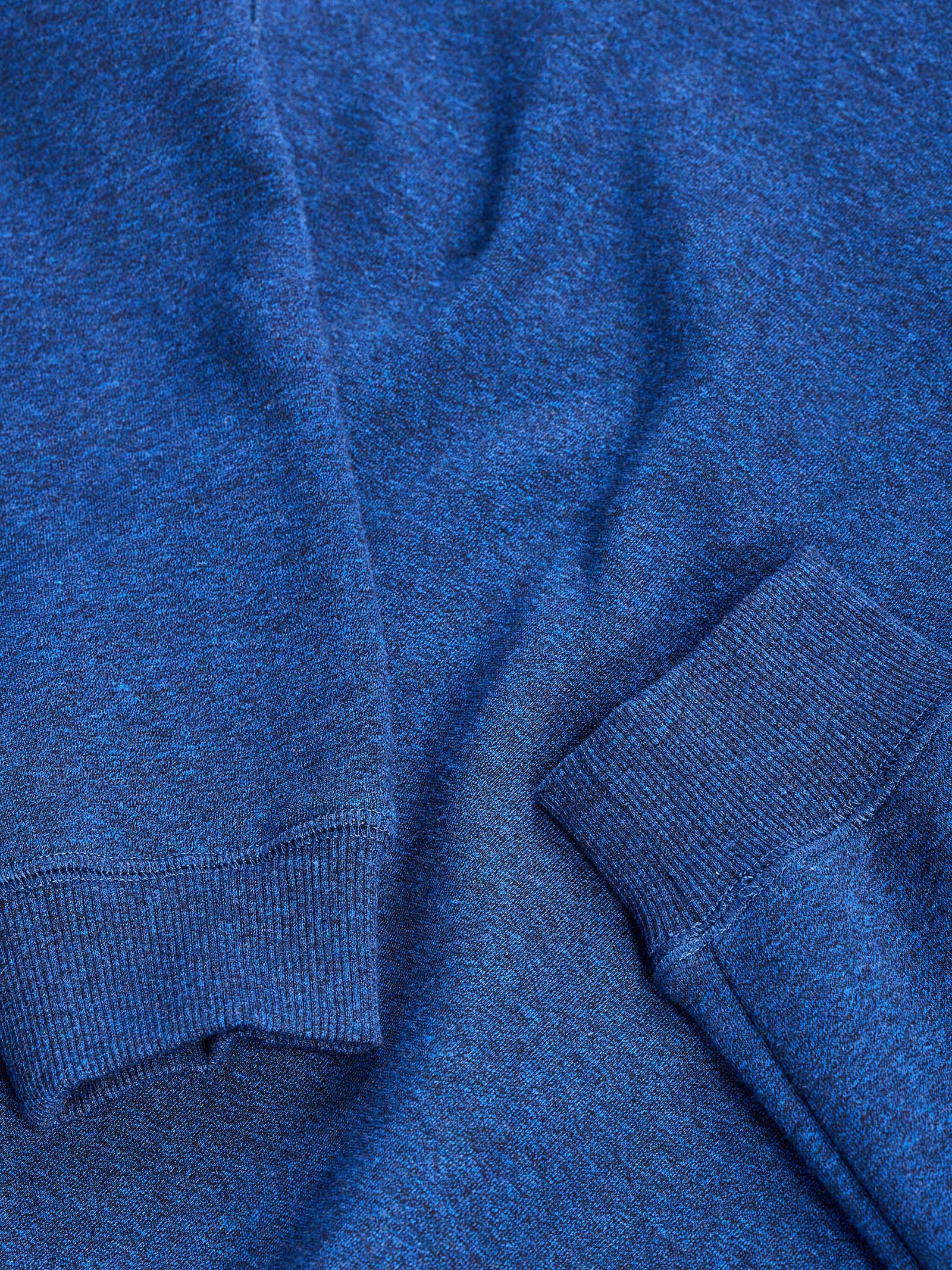 Blue Fleece Crew Neck Sweatshirt