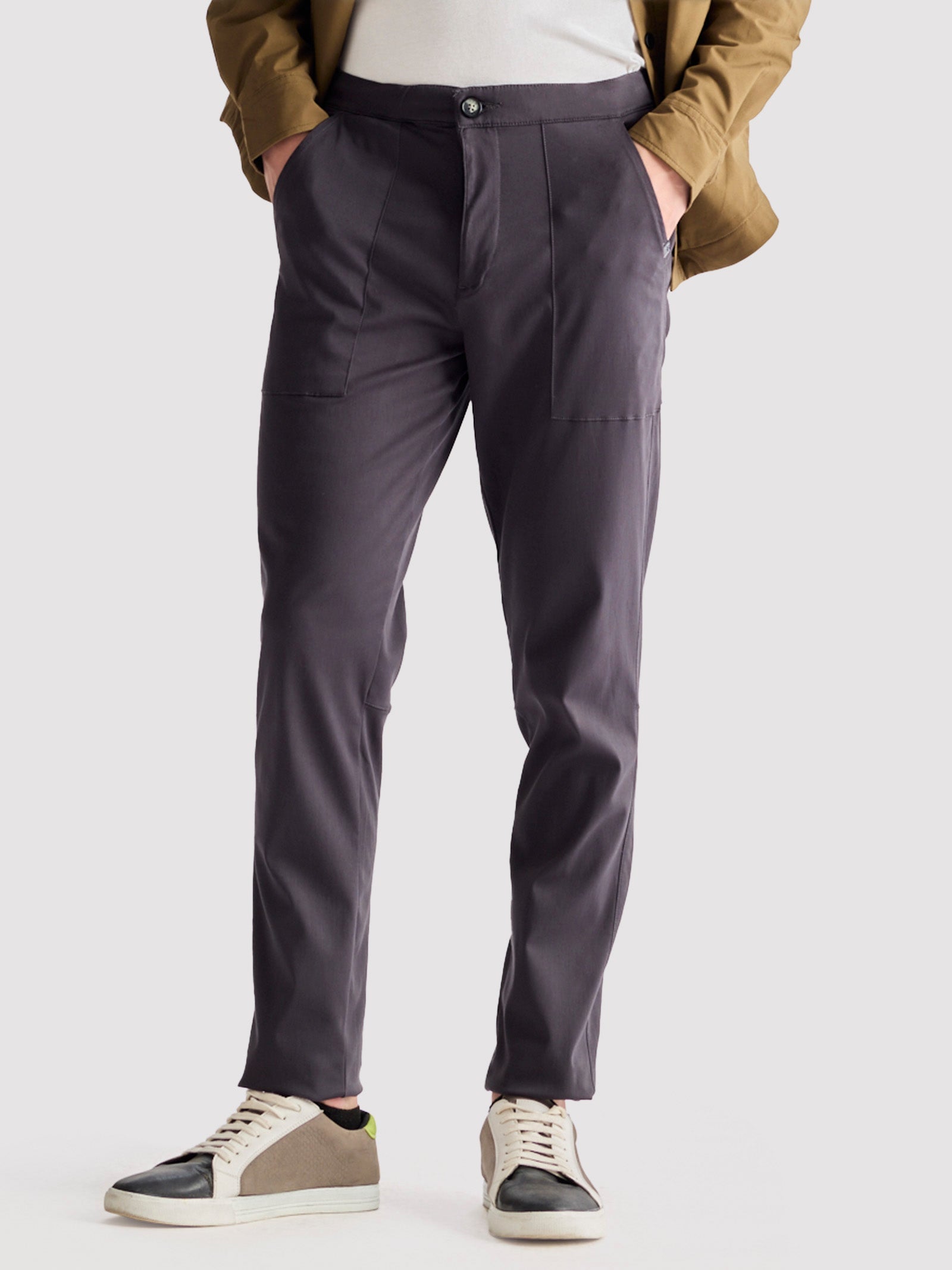 Grey Stretch Travel Pant