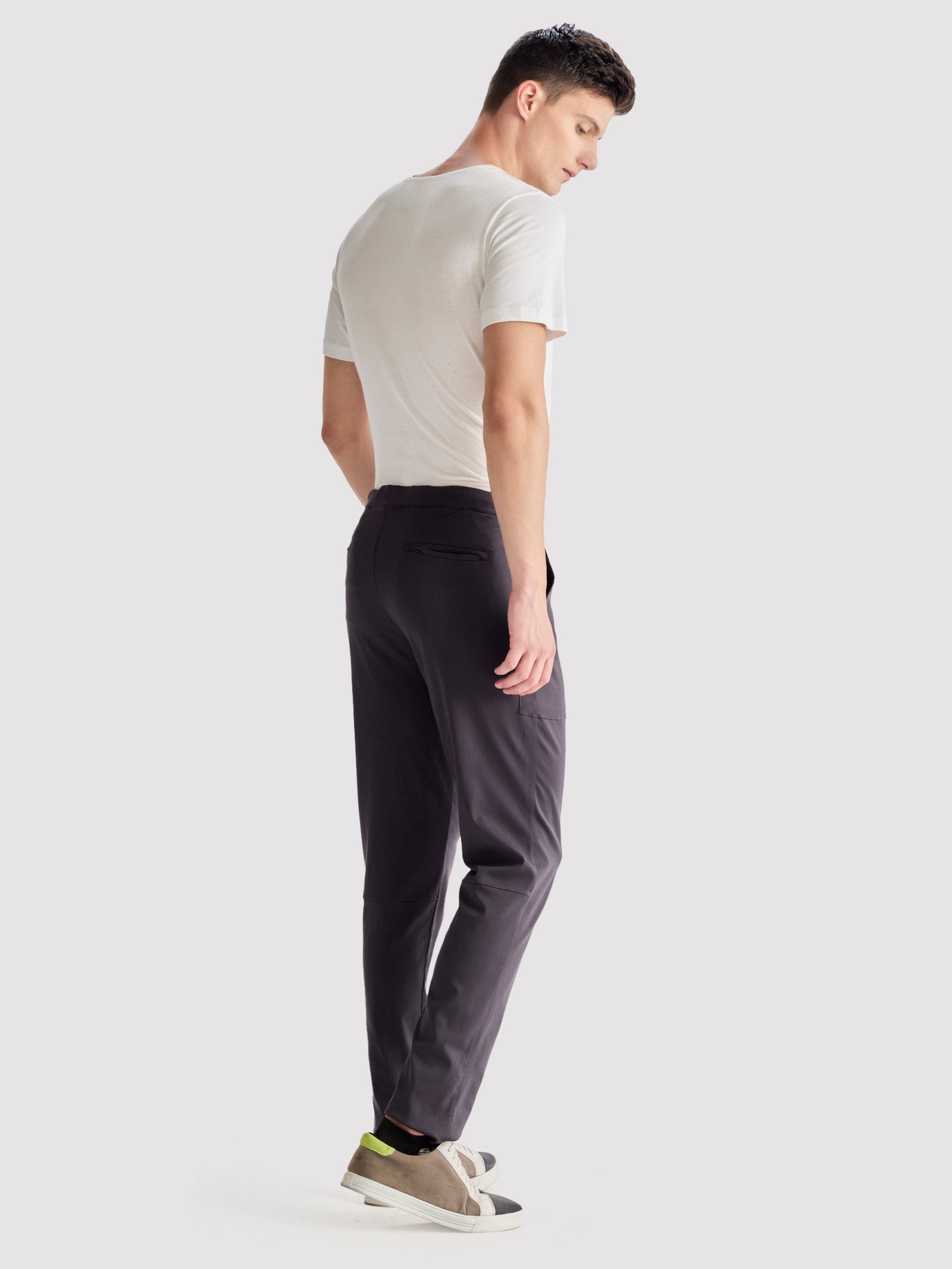 Grey Stretch Travel Pant