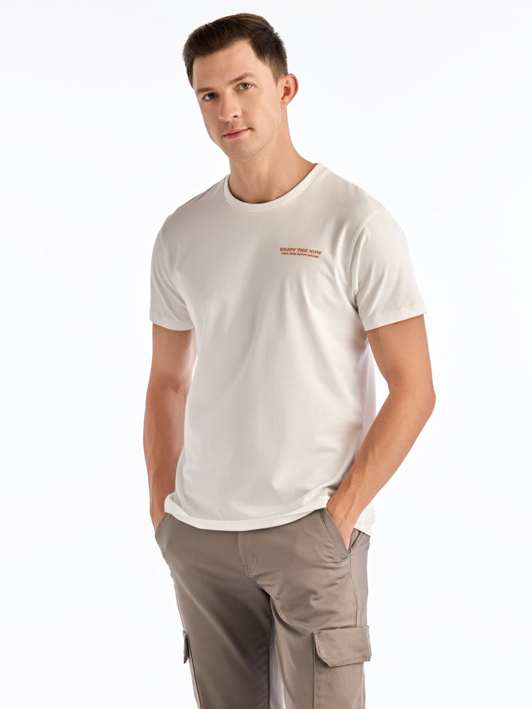 White Solid T-Shirt