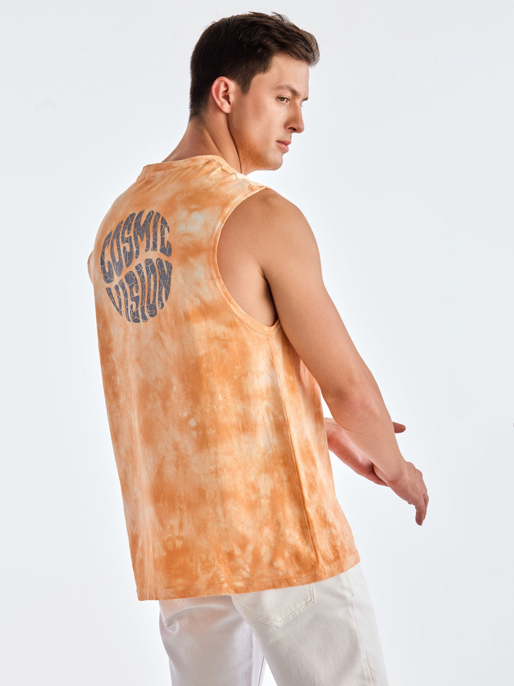 Orange Tie Dye T-Shirt