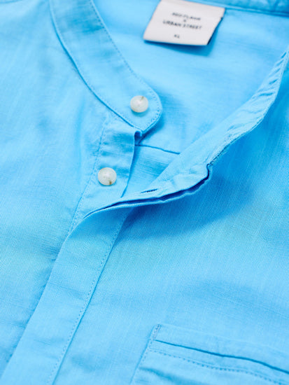 Blue Linen Kurta