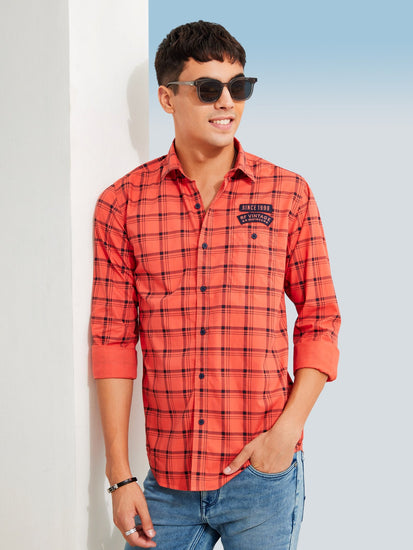 Red Checked Shirt