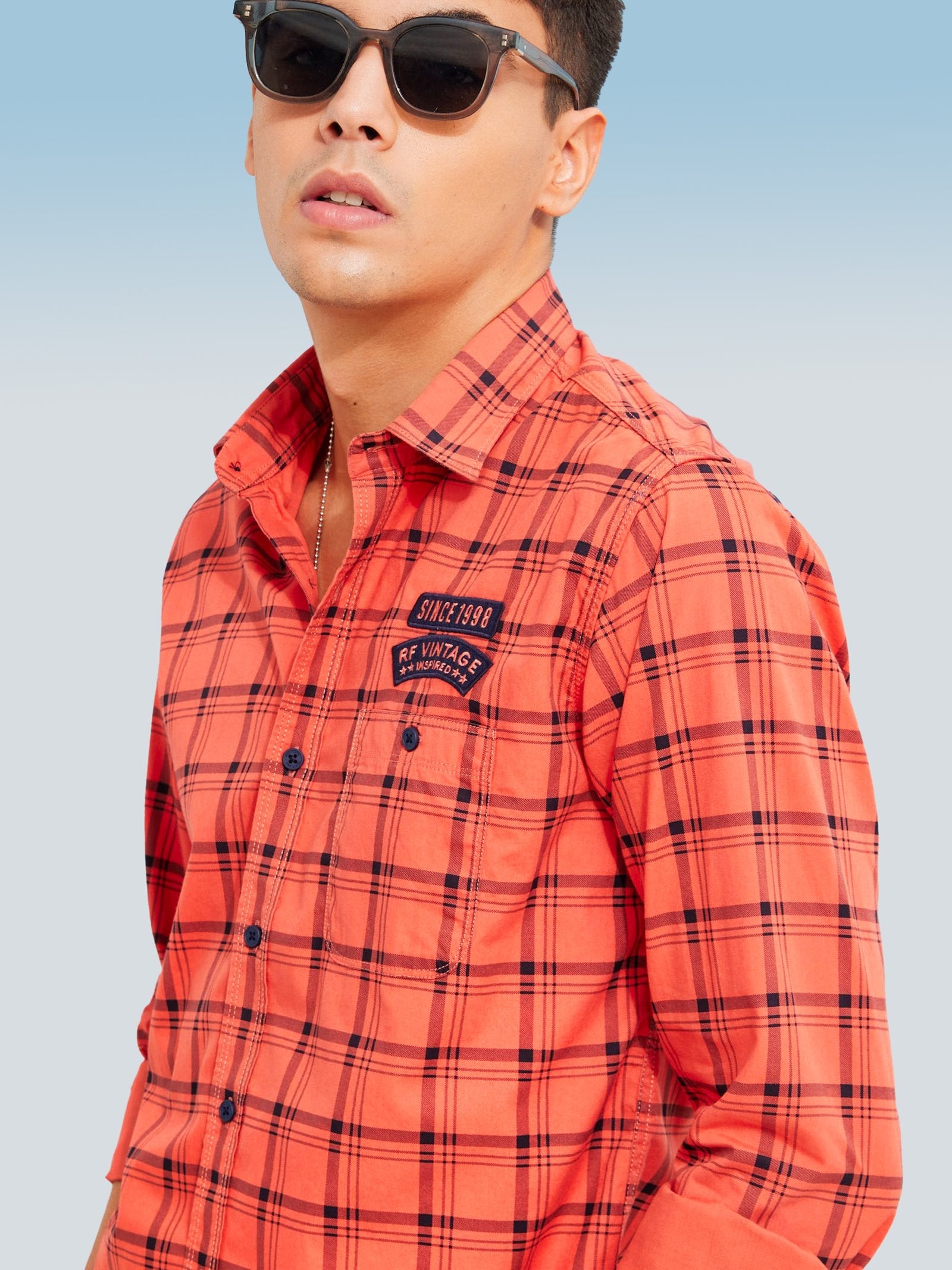 Red Checked Shirt