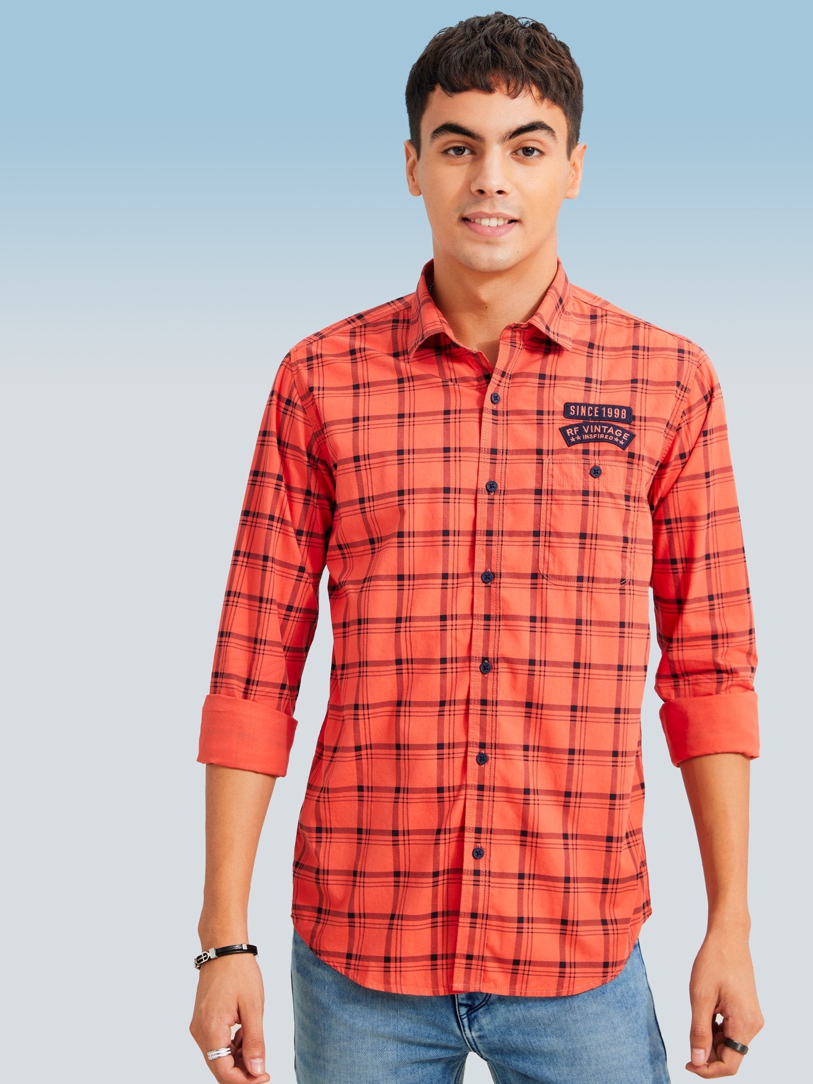 Red Checked Shirt