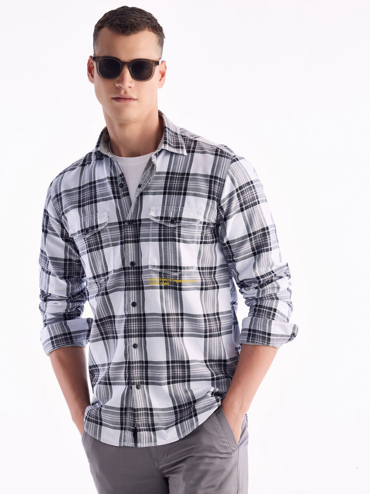 Grey Checked Urban Shirt