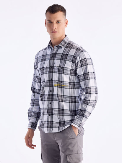 Grey Checked Urban Shirt